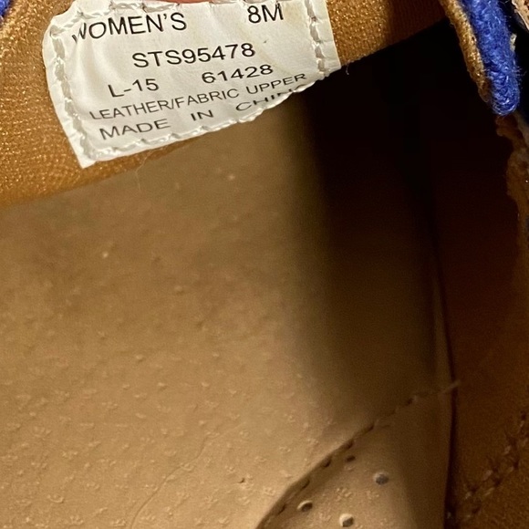 Sperry Firefish Canvas Boating Shoe Size 8M - Picture 4 of 7